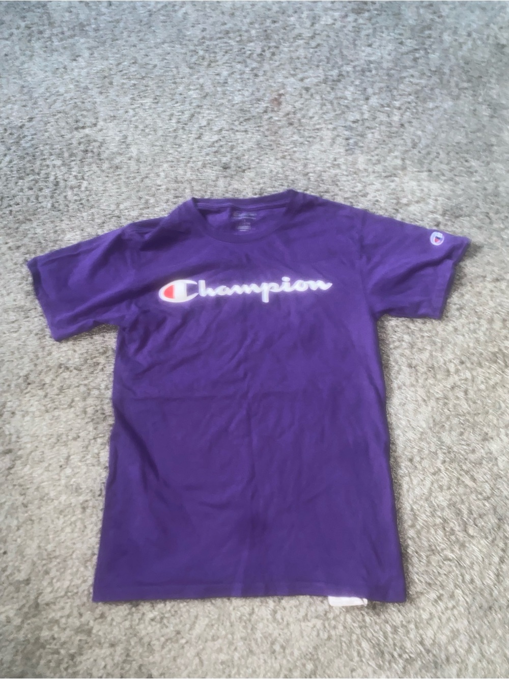 Champion Purple Logo T-Shirt